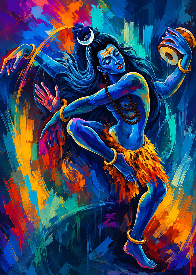 Vibrant Lord Shiva Nataraja Dance