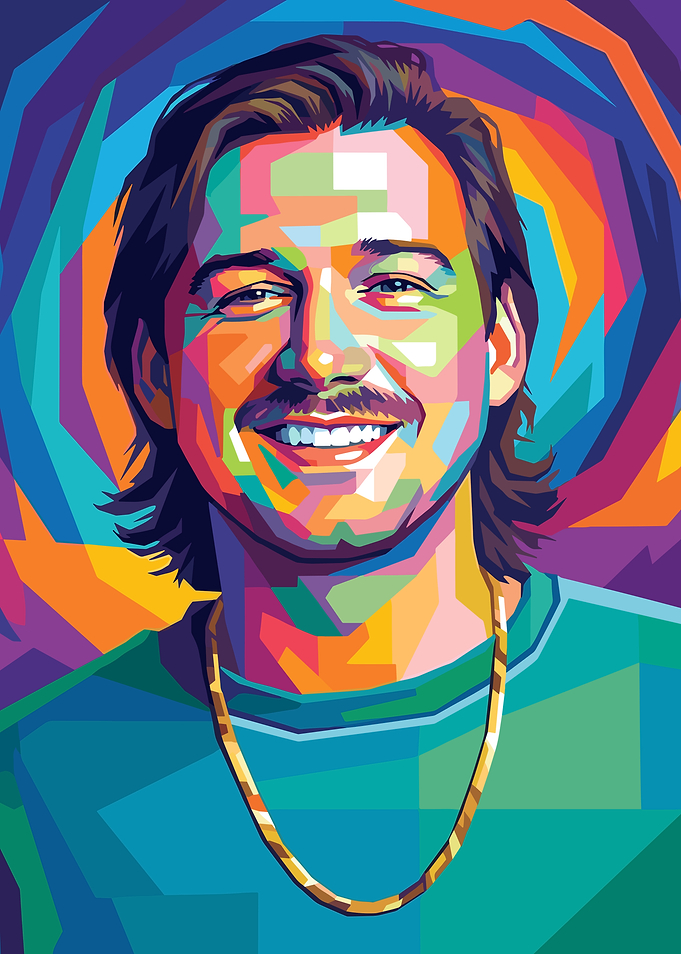 Morgan Wallen Pop Art Portrait