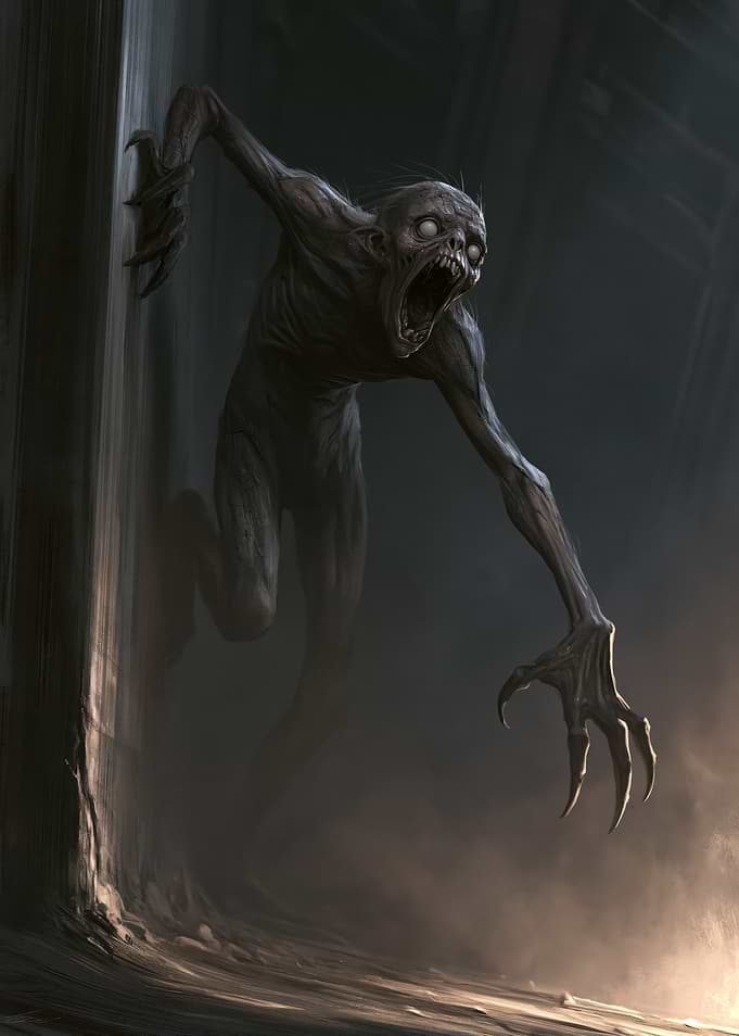 Terrifying Screaming Shadow Monster
