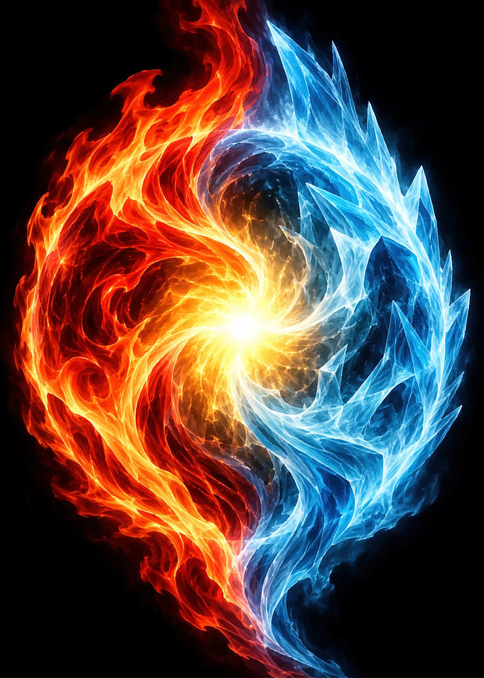 Fire and Ice Elemental Vortex