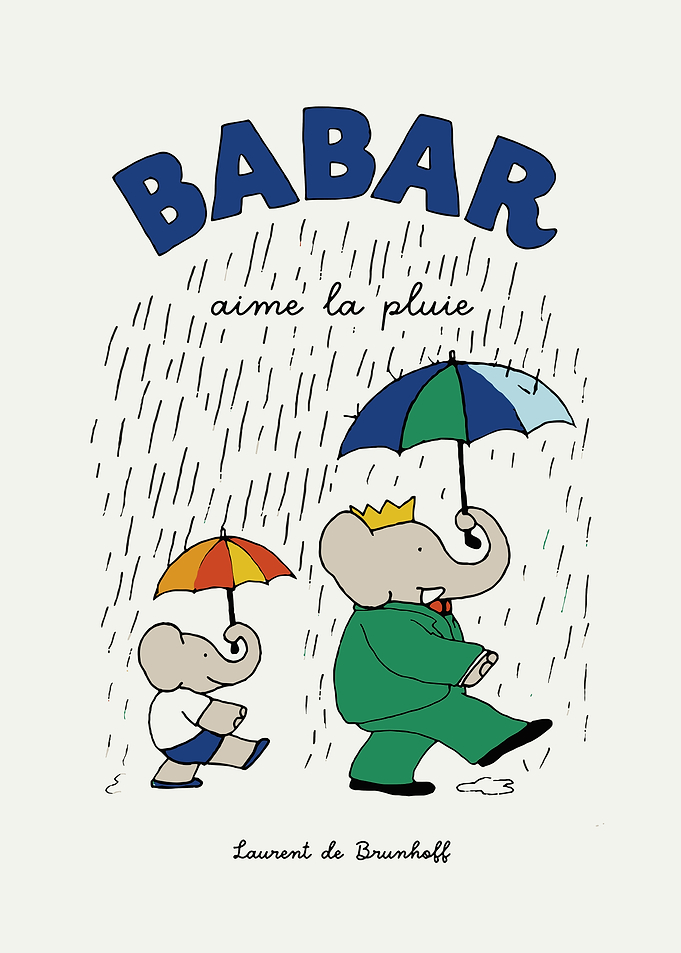 Babar the Elephant in the Rain