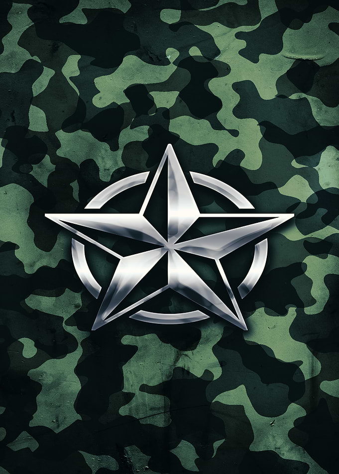 Military Star Background