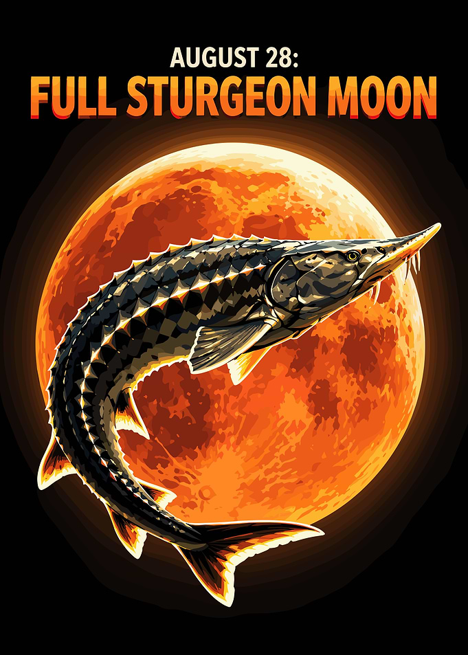 Full Sturgeon Moon Poster