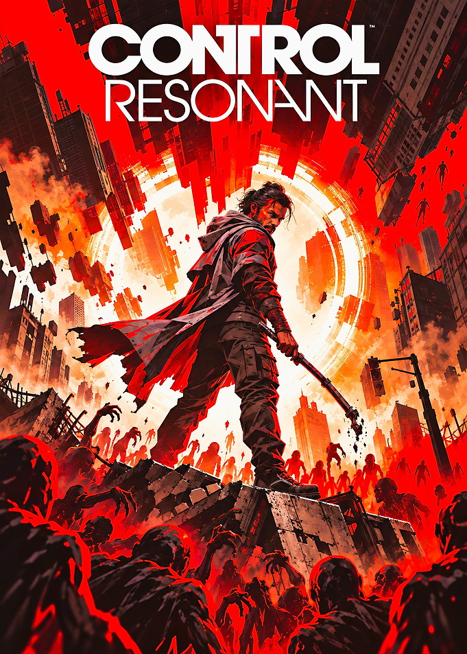 Control Resonant Post-Apocalyptic Warrior Poster