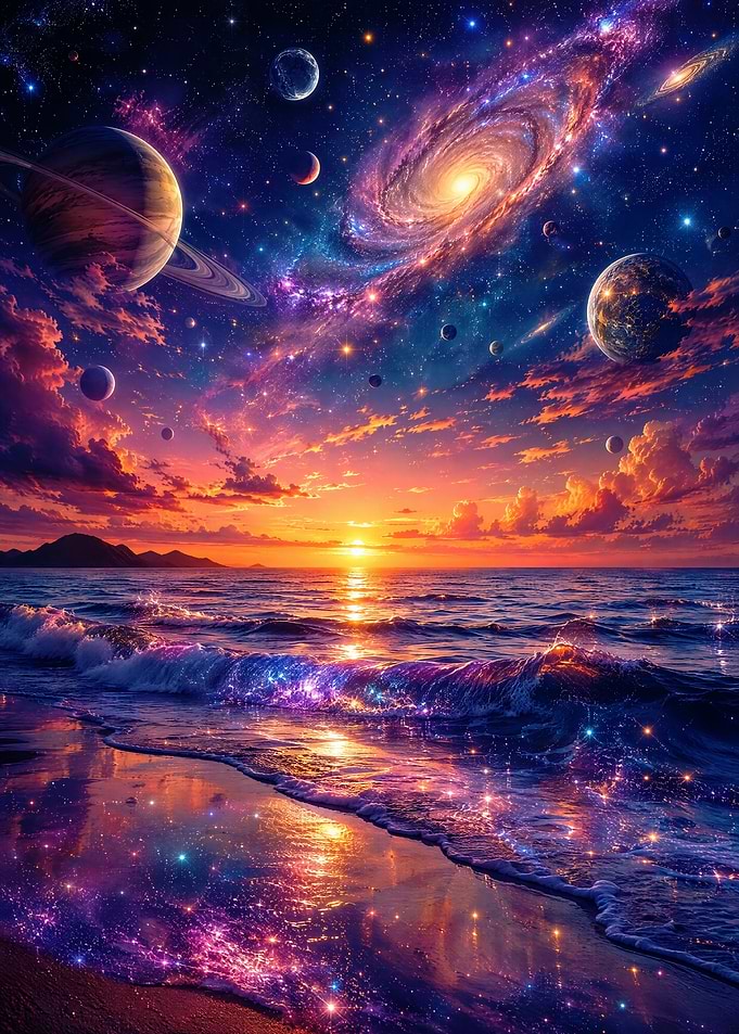 Cosmic Ocean Symphony
