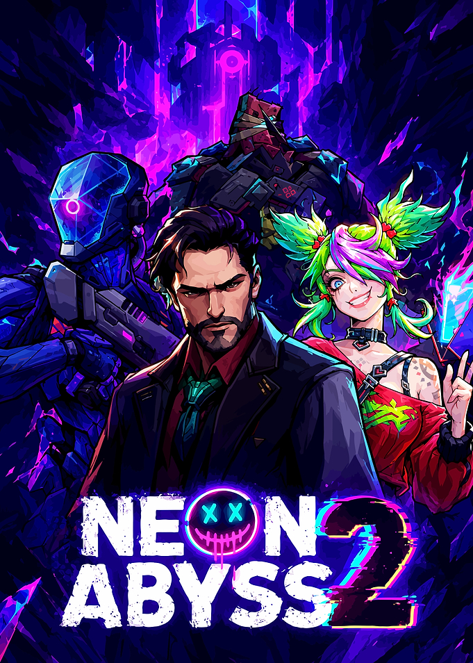 Neon Abyss II Game Fan Art Poster