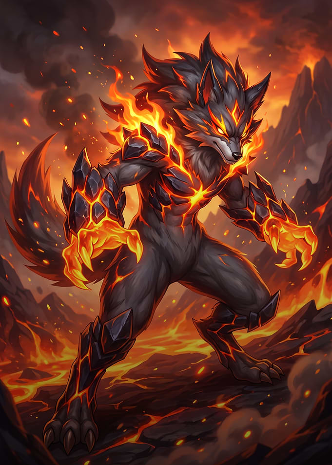 aniimo Fiery Lava