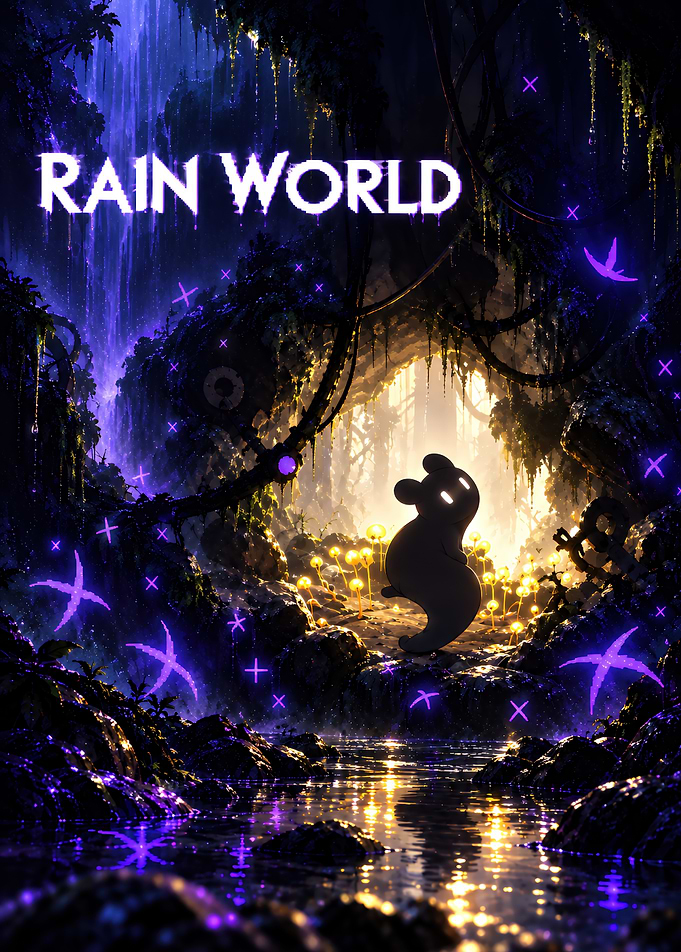 Rain World Slugcat Forest