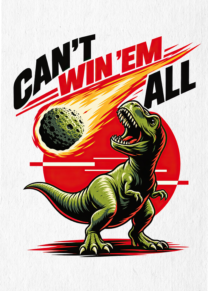 Can't Win Em All Funny T-Rex
