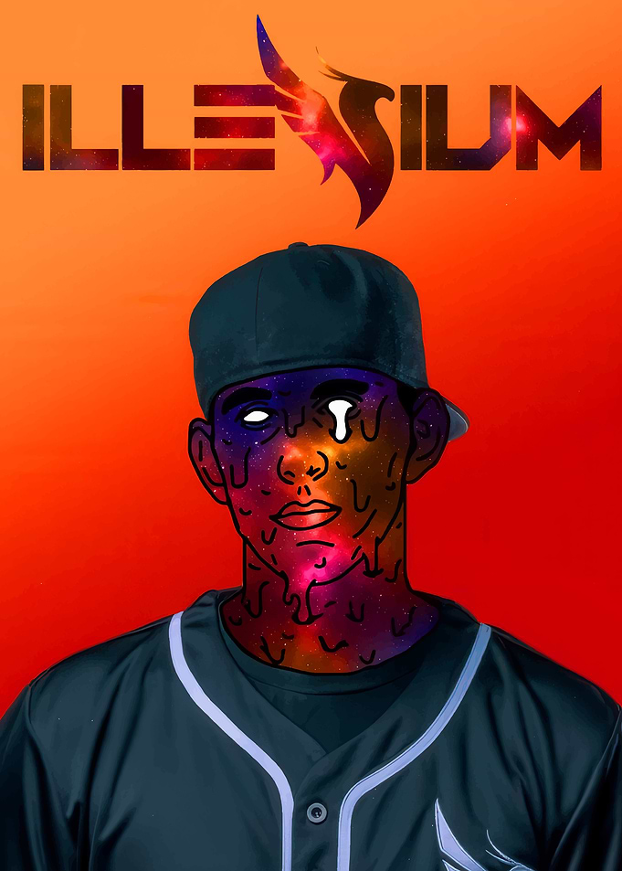 Illenium Galaxy Portrait Fan Art