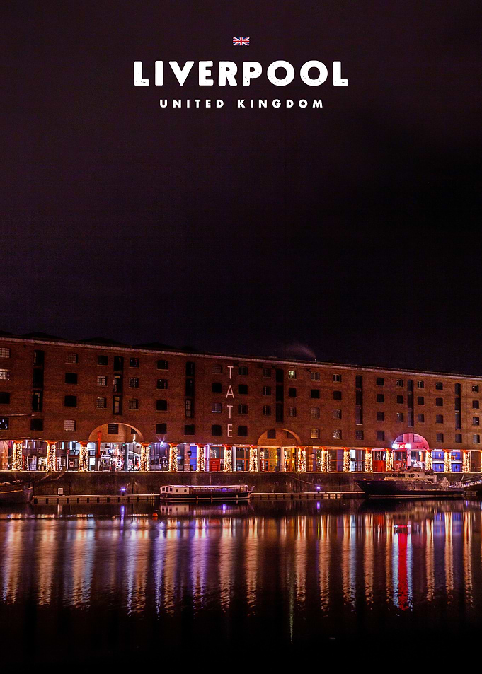 Liverpool Royal Albert Dock at Night