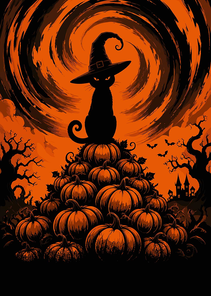 halloween cat