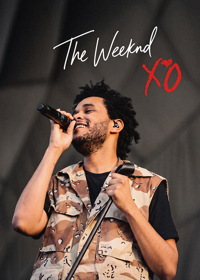 The Weeknd XO Concert Poster