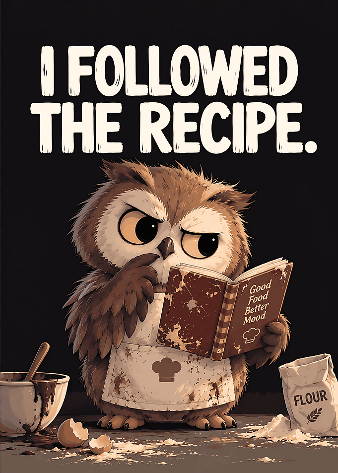 I Followed The Recipe Owl