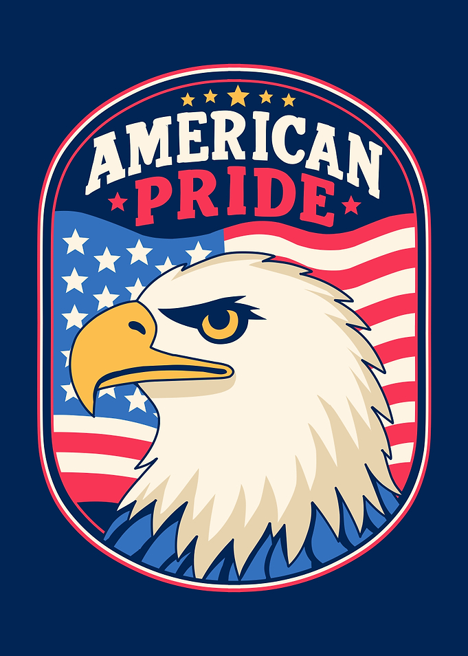 American Pride Bald Eagle Emblem