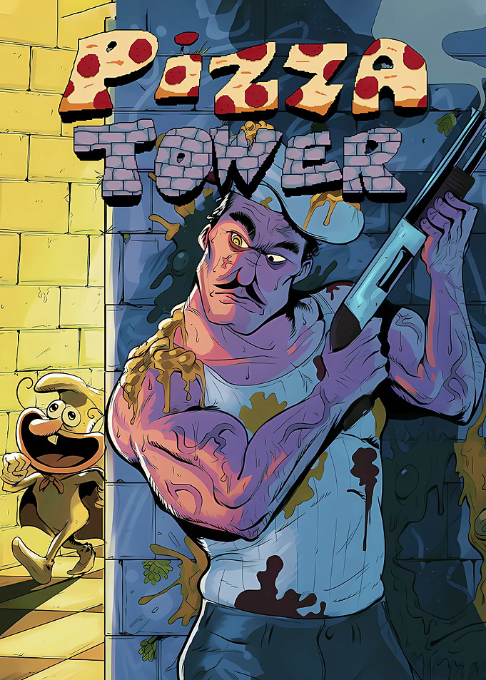 Pizza Tower Peppino Spaghetti Poster
