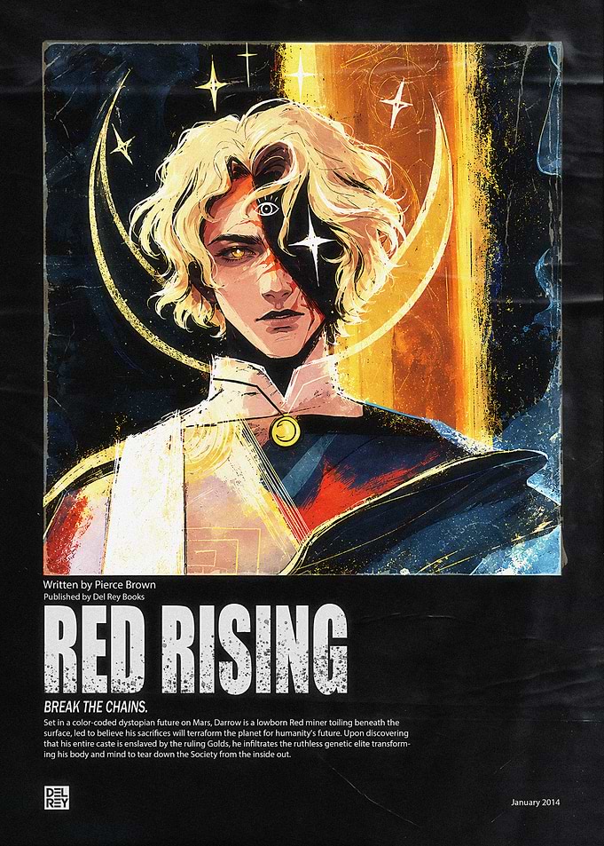 Red Rising Darrow Book Poster