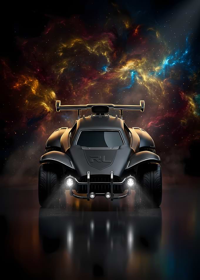 Rocket League Octane Car in Space