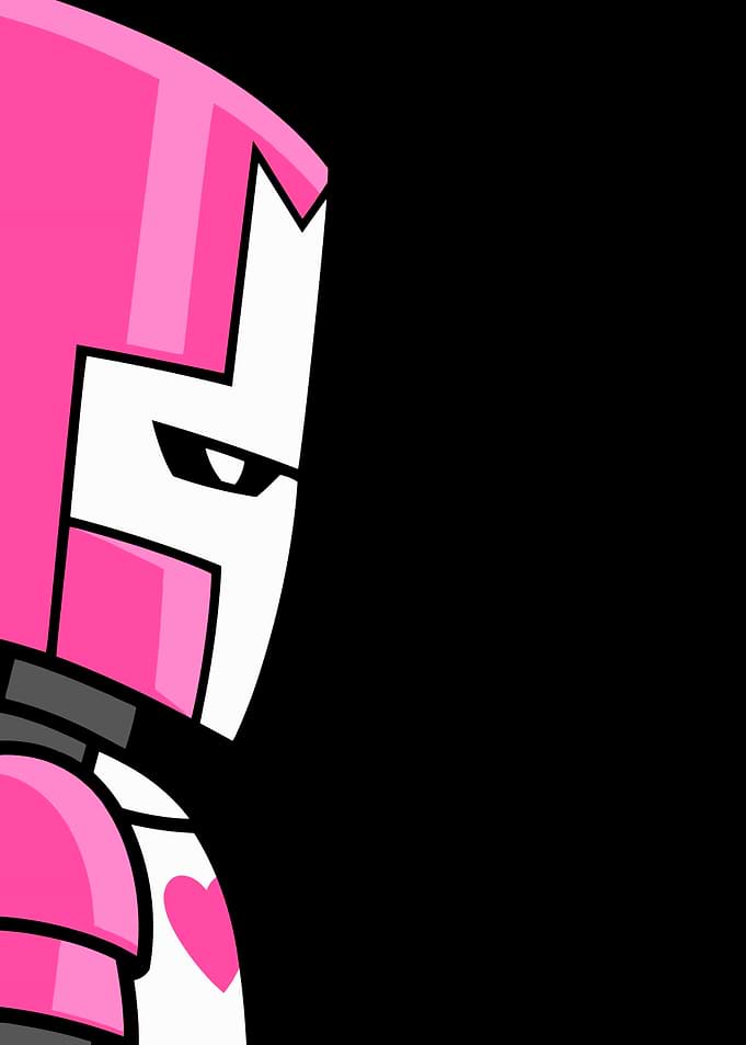 Pink Knight from Castle Crashers
