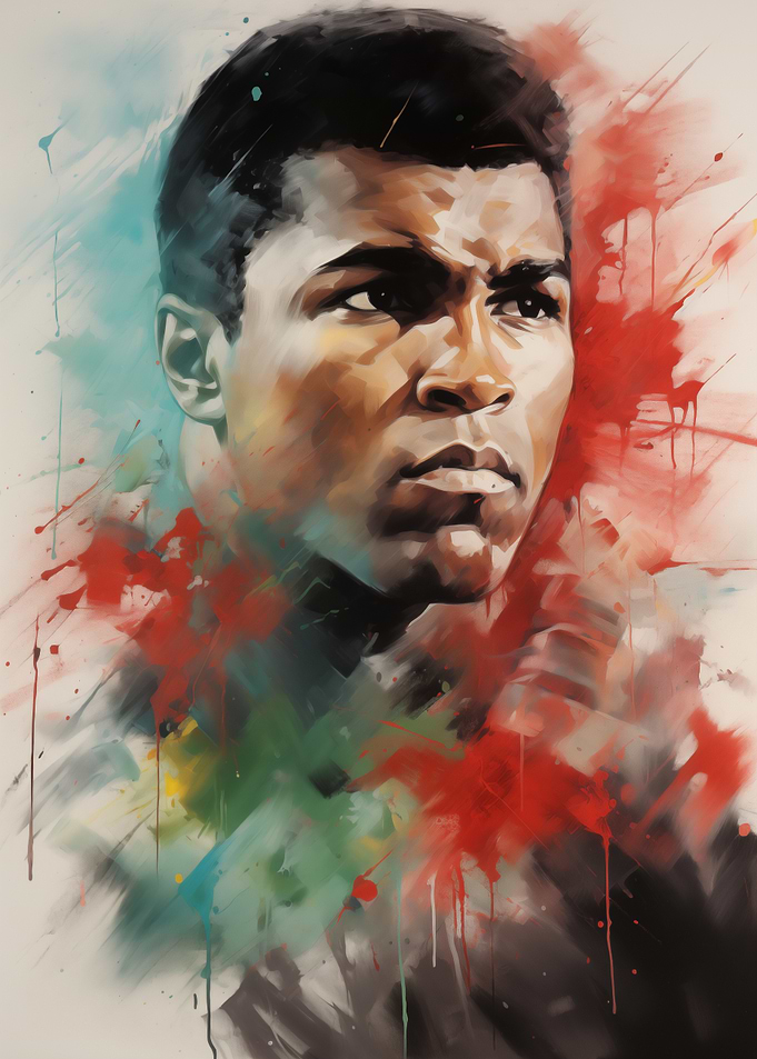 Muhammad Ali Artistic Portrait