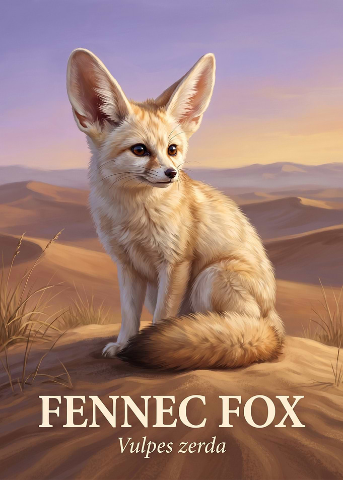Fennec Fox Desert Portrait