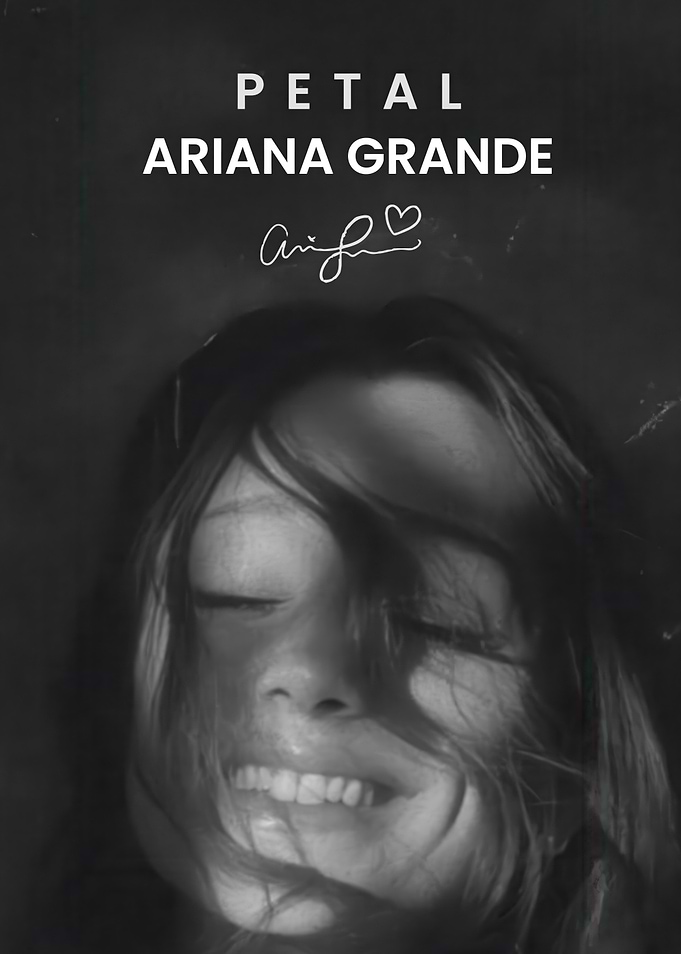 Ariana Grande Petal Poster