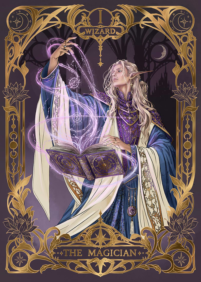 Wizard The Magician Card