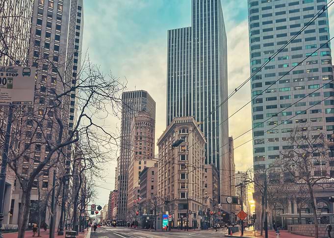 San Francisco Cityscape Street View