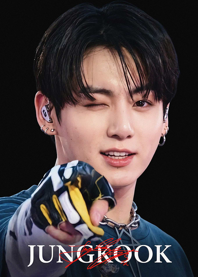 Jungkook Winking Portrait