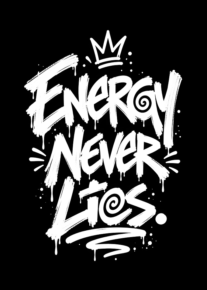 Energy Never Lies Art