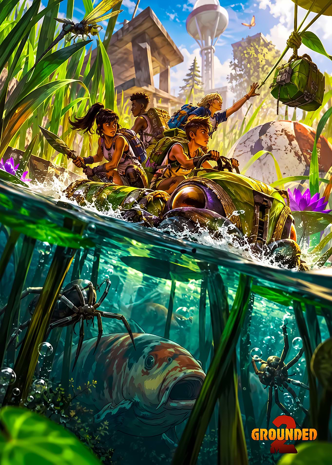 Grounded 2 Game Key Art