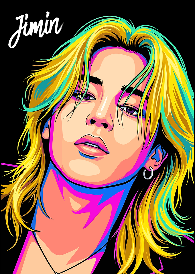 JiMin Pop Art Portrait