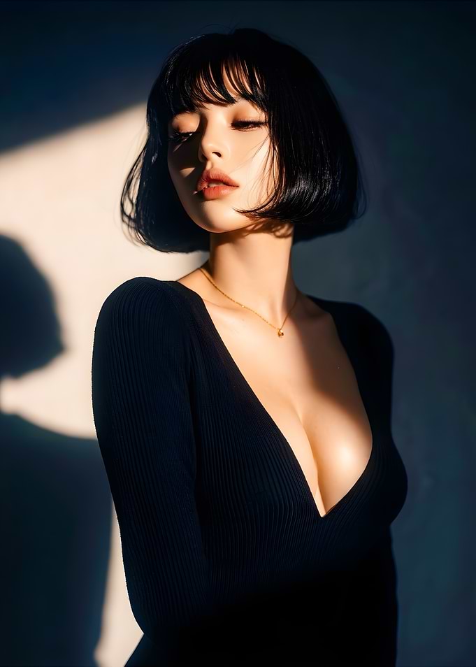 Portrait of a Woman in Black