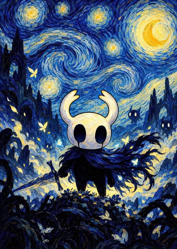 Hollow Knight Starry Night