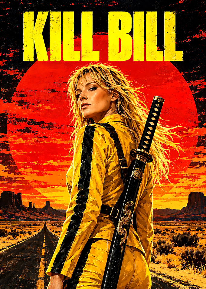 Kill Bill Movie Poster Art