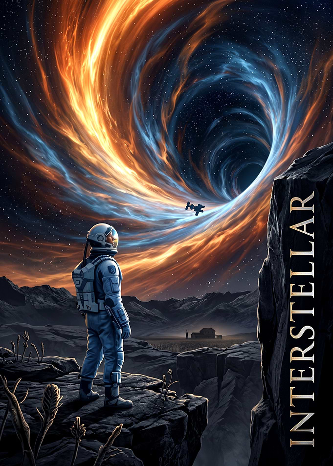 Interstellar Movie Poster Art