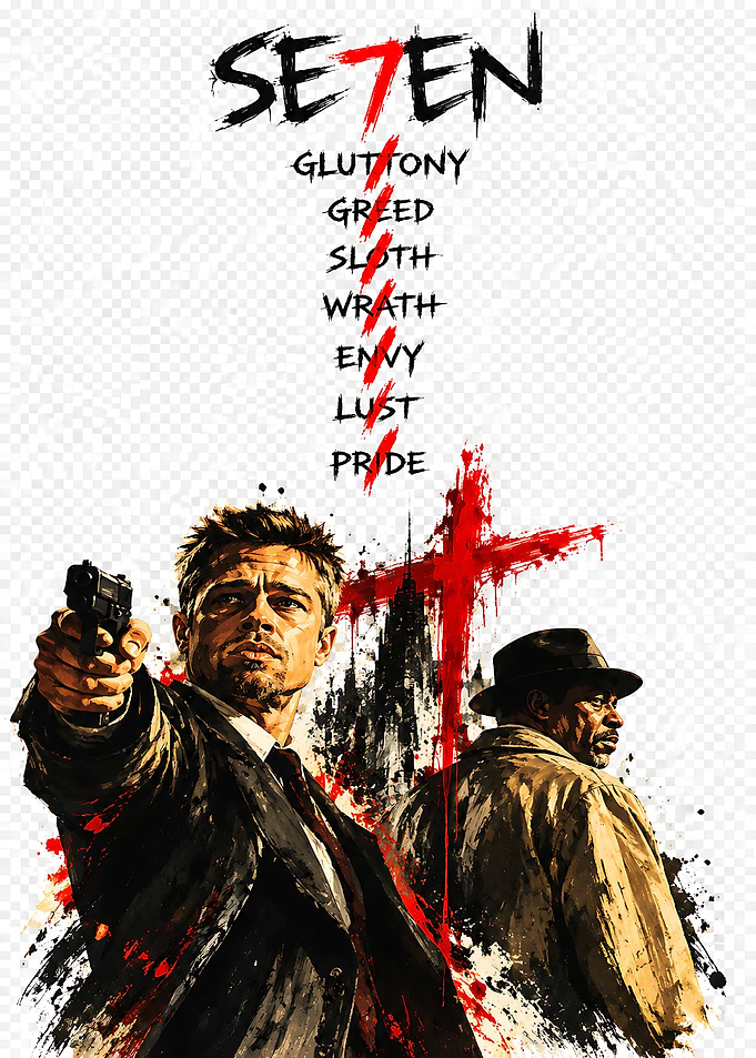 Se7en Movie Poster Art