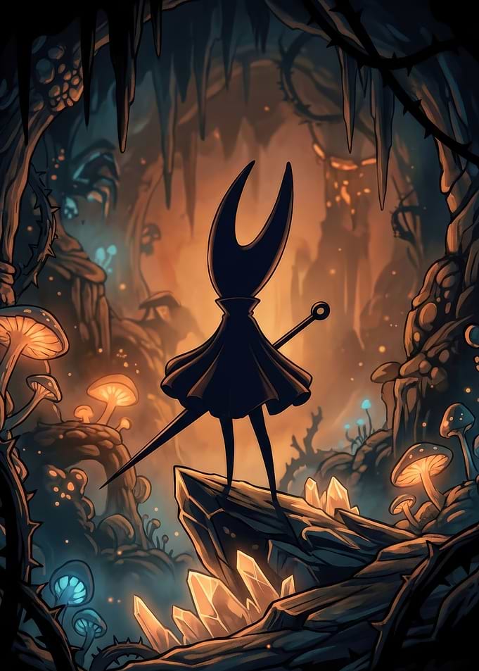 Hornet Standing in Fungal Wastes