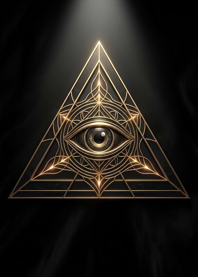 Golden Eye of Providence Triangle