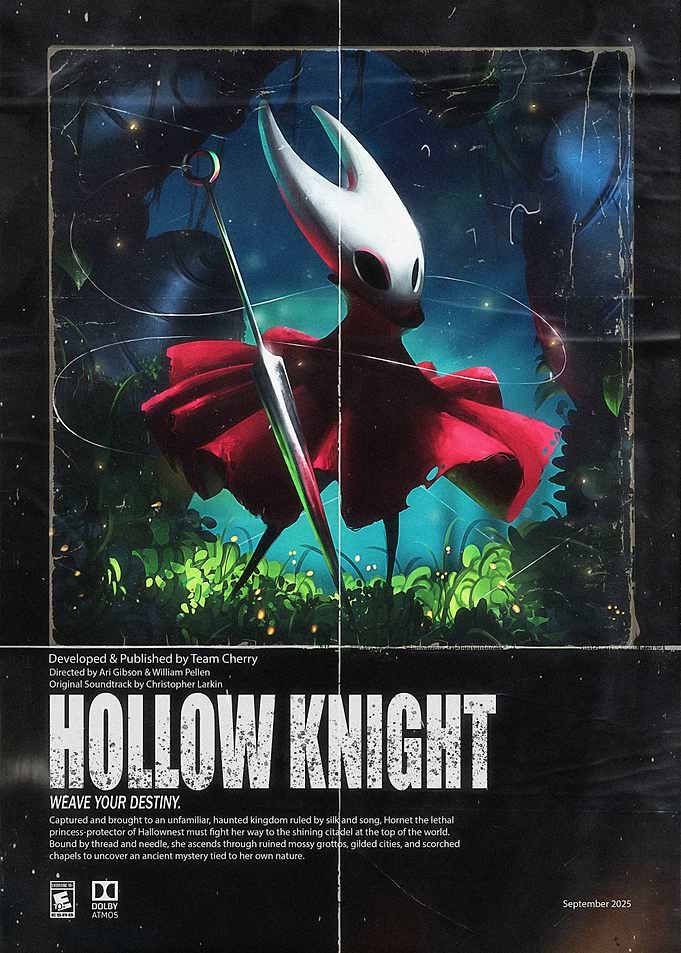 Hollow Knight Silksong Fan Poster