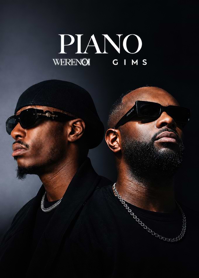 Werenoi and Gims Piano Music Poster