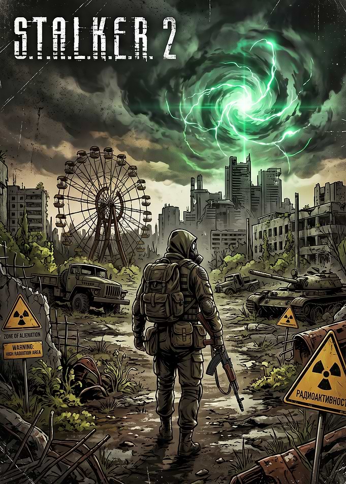 STALKER 2 Post-Apocalyptic Game Poster