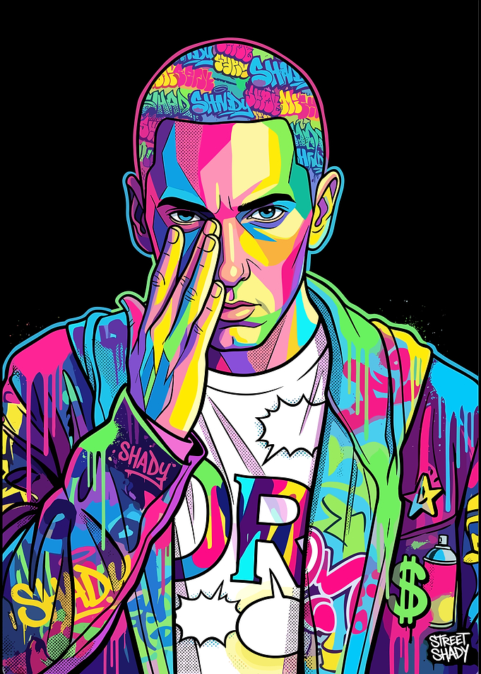 Eminem Pop Art Portrait