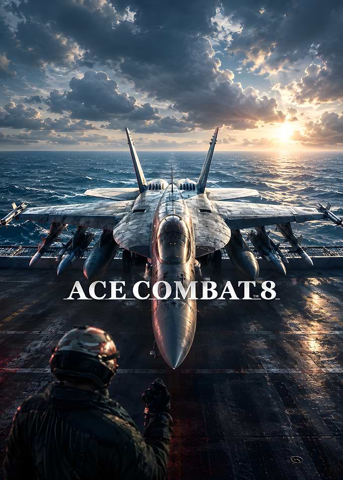 Ace Combat 8 Fighter Jet Poster
