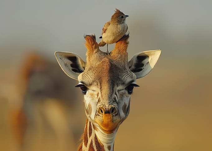 Small Bird and Giraffe