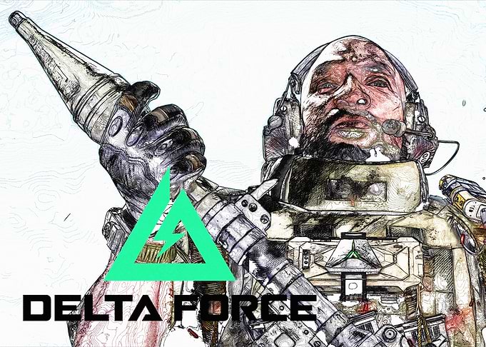 Delta Force Tactical Soldier Artwork