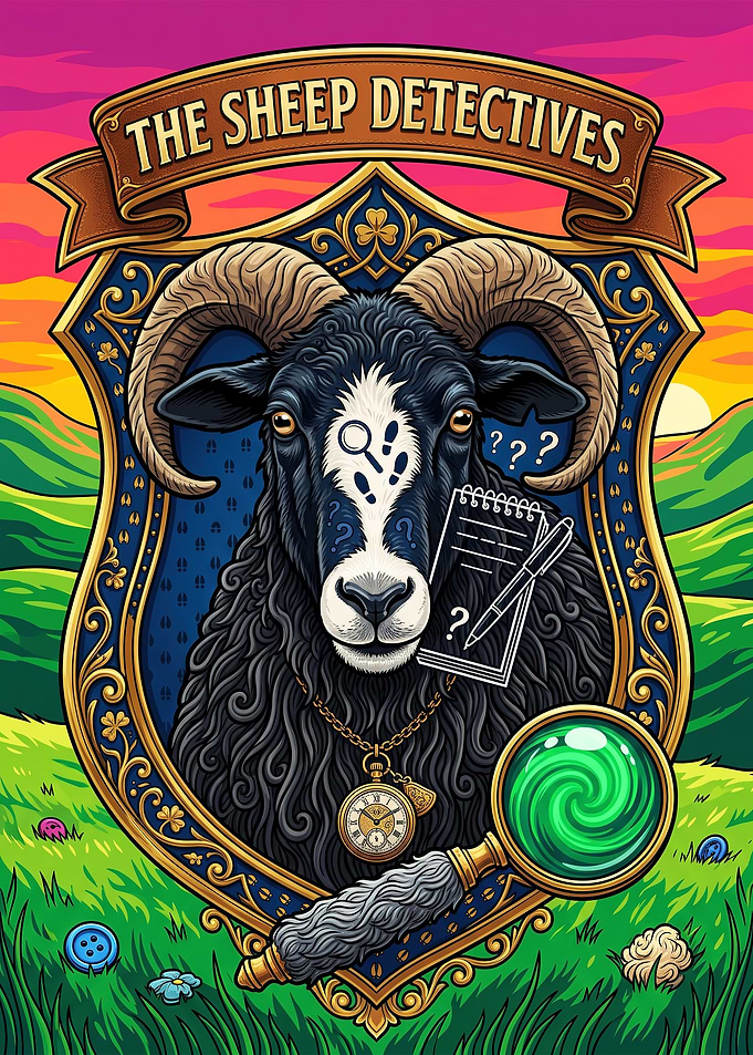 The Sheep Detectives Illustration