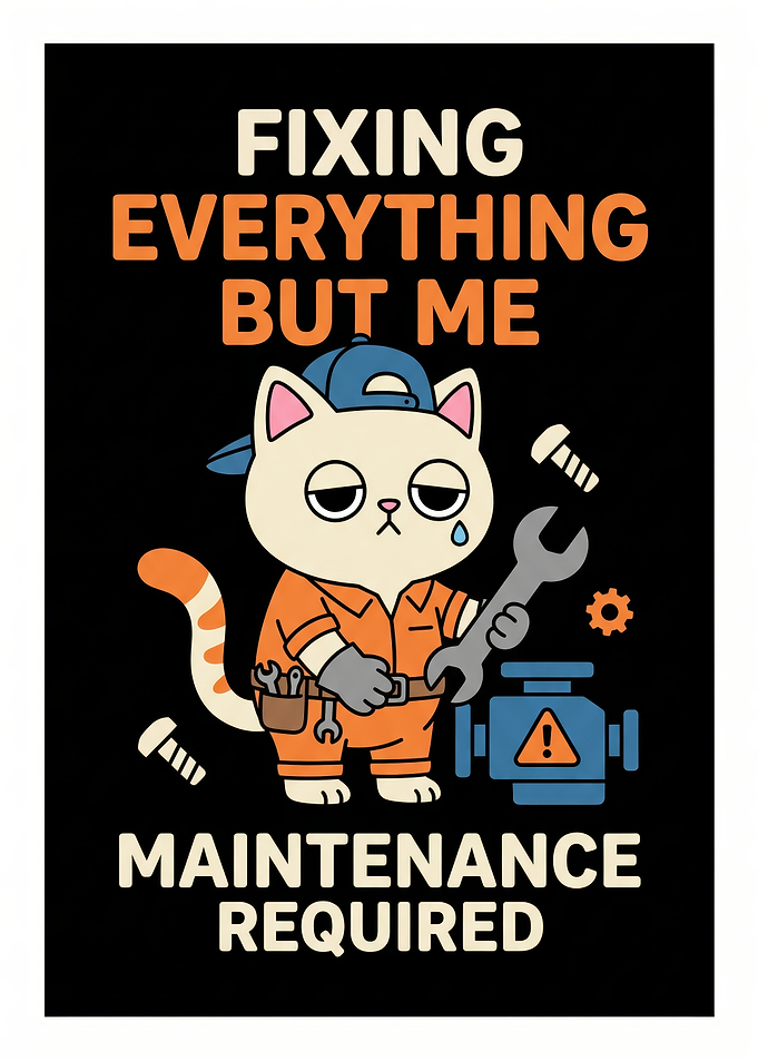 Fixing Everything But Me Cat Mechanic