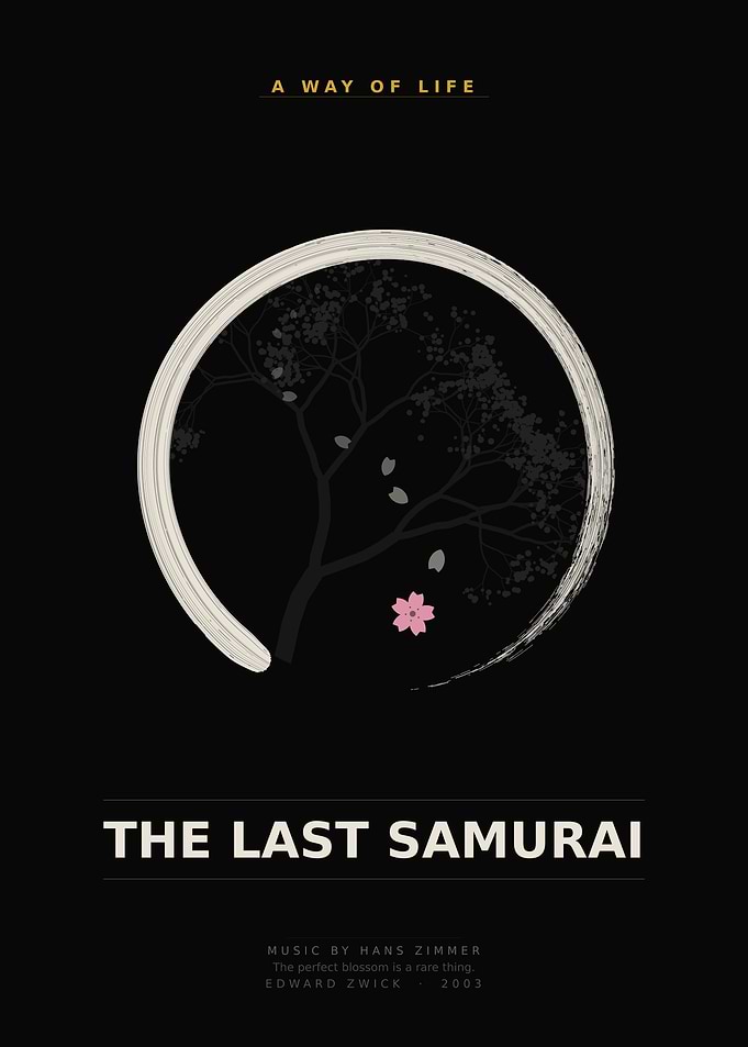 The Last Samurai Minimalist Poster