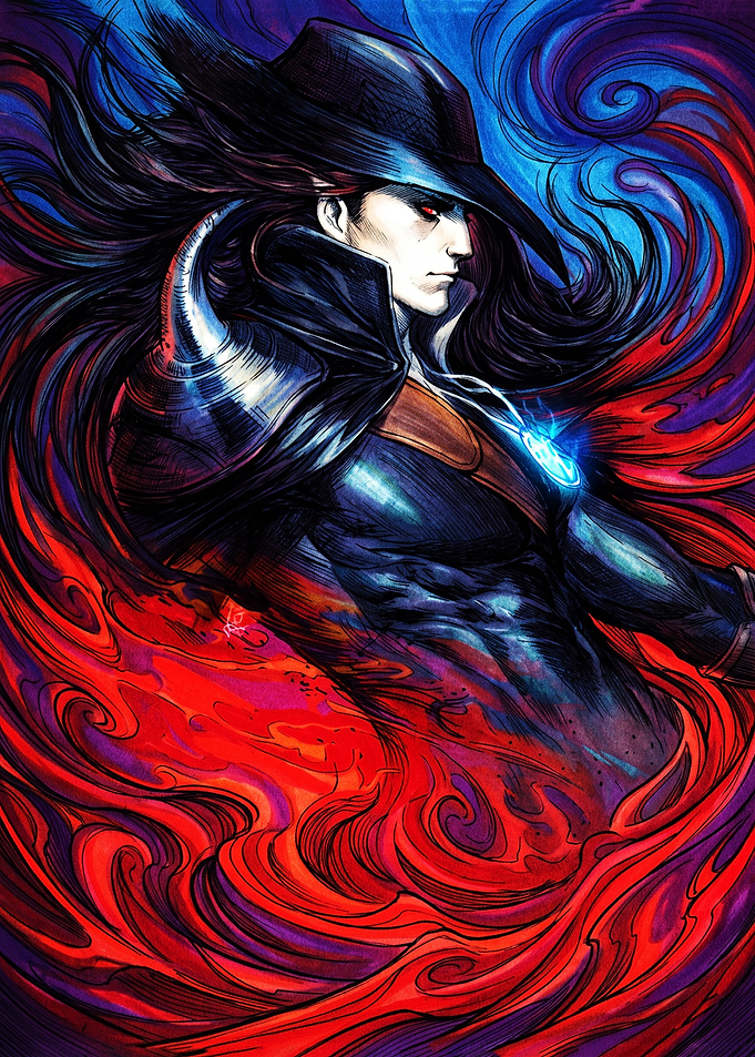 D Vampire Hunter Portrait